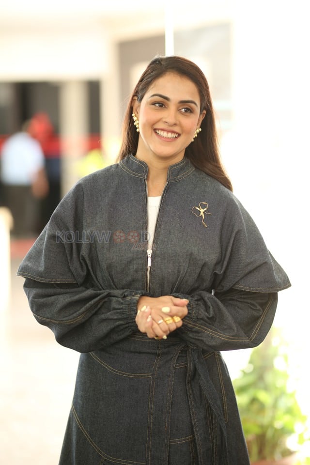 Actress Genelia at Junior Movie Interview Stills 17
