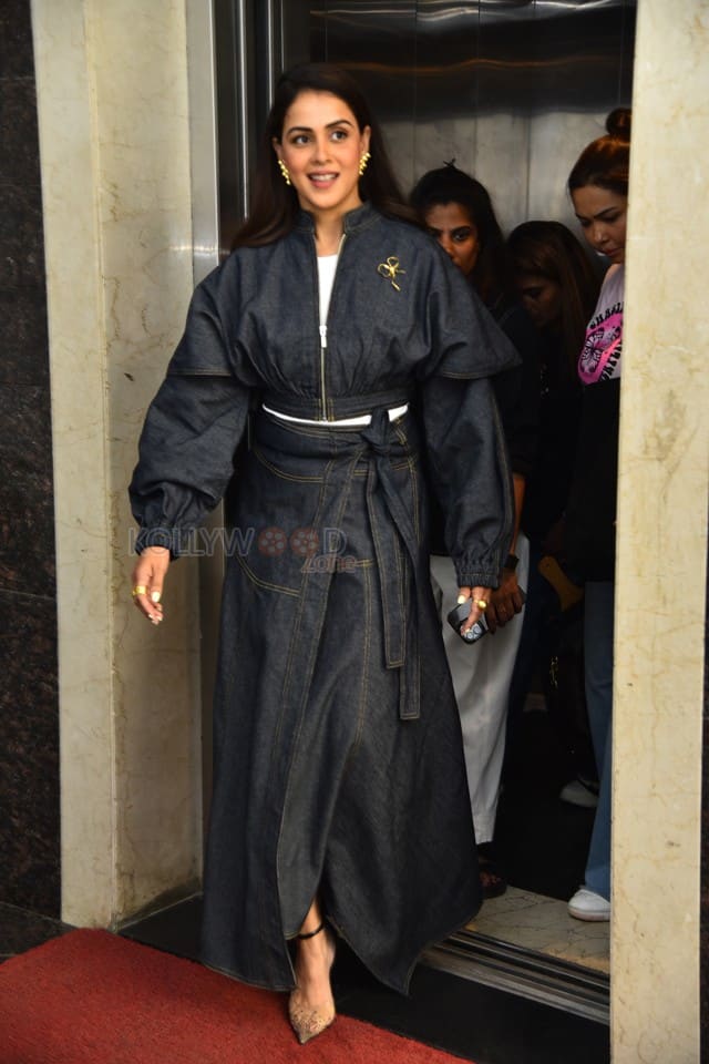 Actress Genelia at Junior Movie Interview Stills 23