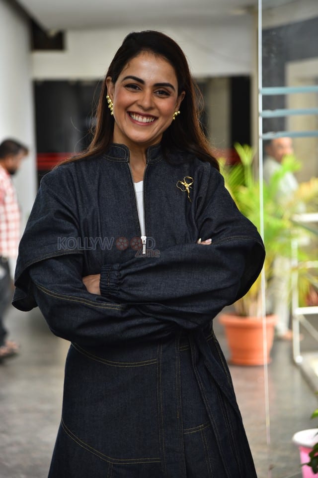 Actress Genelia at Junior Movie Interview Stills 25