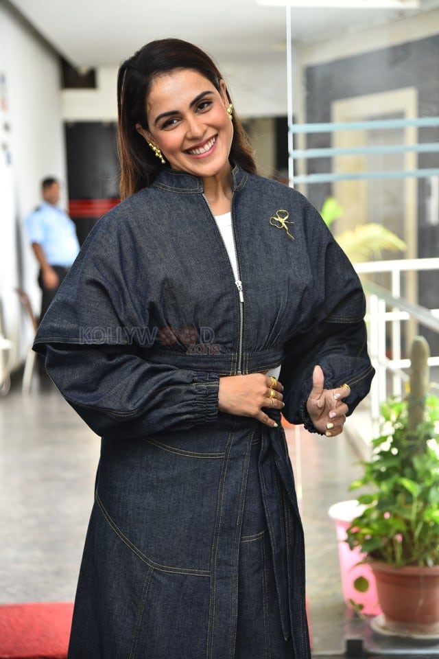 Actress Genelia at Junior Movie Interview Stills 26
