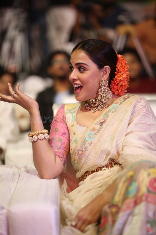 Actress Genelia at Junior Movie Pre Release Event in Hyderabad Photos 12