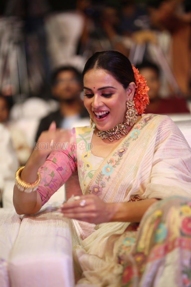 Actress Genelia at Junior Movie Pre Release Event in Hyderabad Photos 14