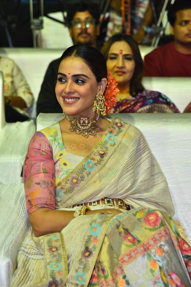 Actress Genelia at Junior Movie Pre Release Event in Hyderabad Photos 19