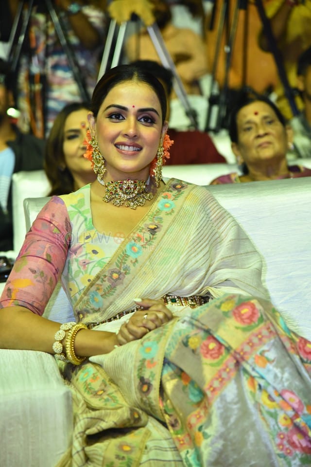 Actress Genelia at Junior Movie Pre Release Event in Hyderabad Photos 21