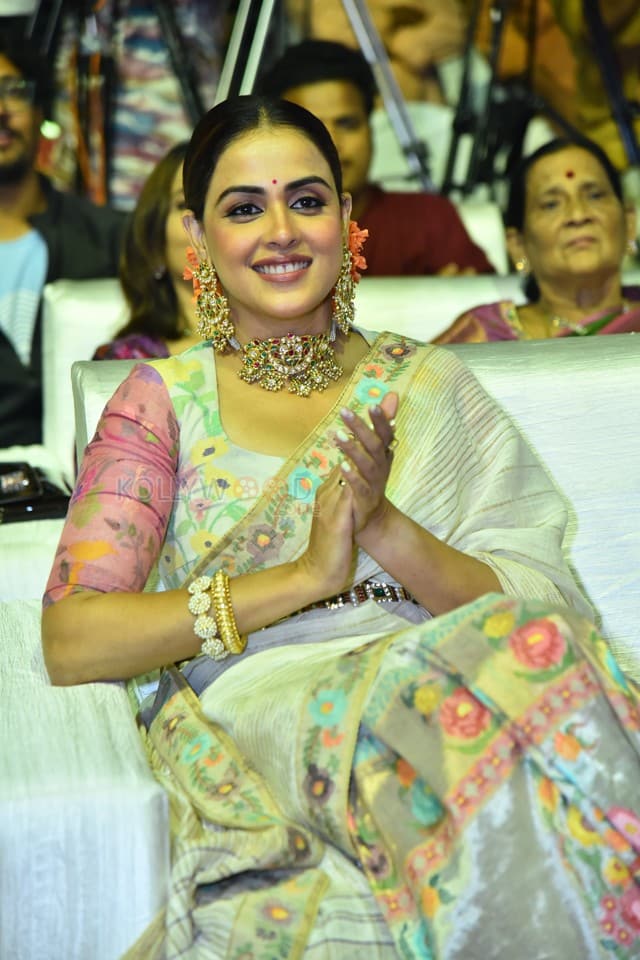 Actress Genelia at Junior Movie Pre Release Event in Hyderabad Photos 22