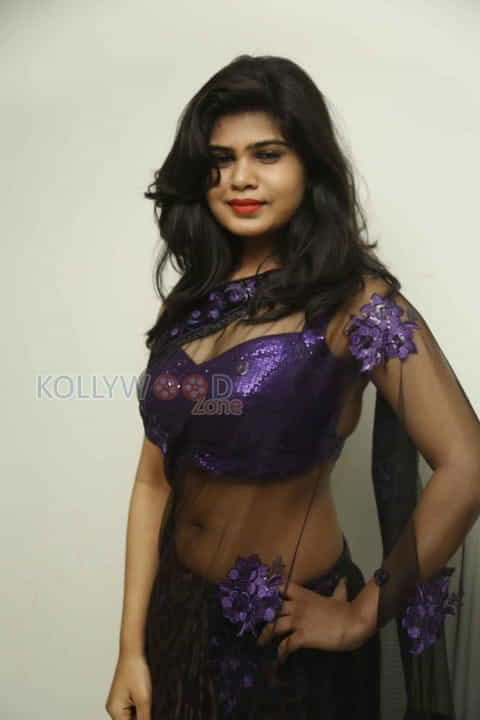 Sexy Telugu Actress Alekhya Saree Pictures 15