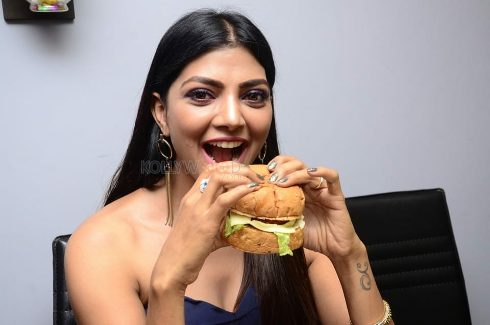 Actress Lahari Shari at Duskfall Pizza Store Launch Pictures 18