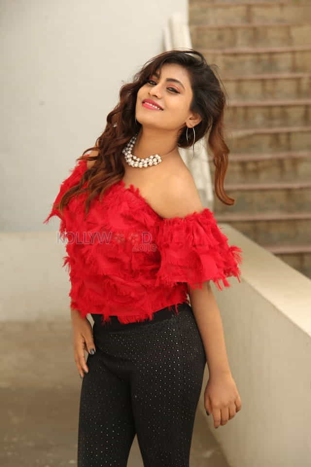 Actress Priya Augustin At Prema Easy Kadu Press Meet Photos 16