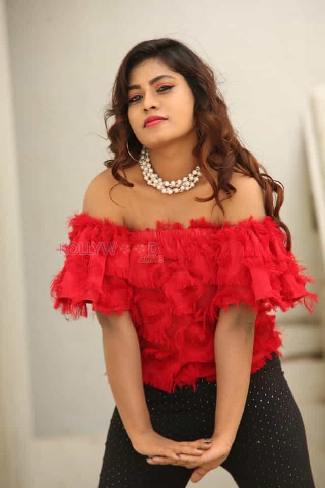 Actress Priya Augustin At Prema Easy Kadu Press Meet Photos 36
