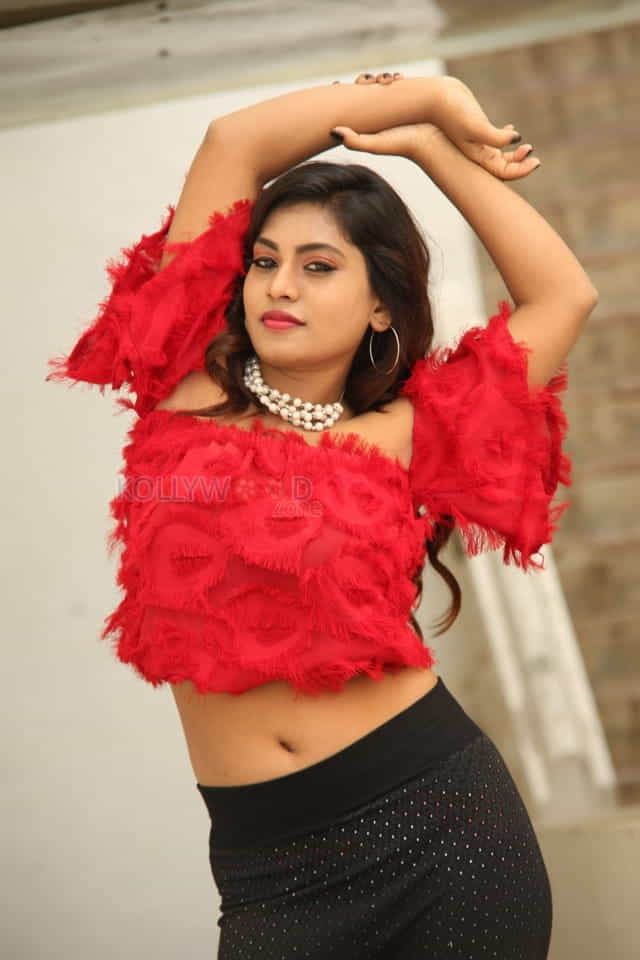 Actress Priya Augustin At Prema Easy Kadu Press Meet Photos 38