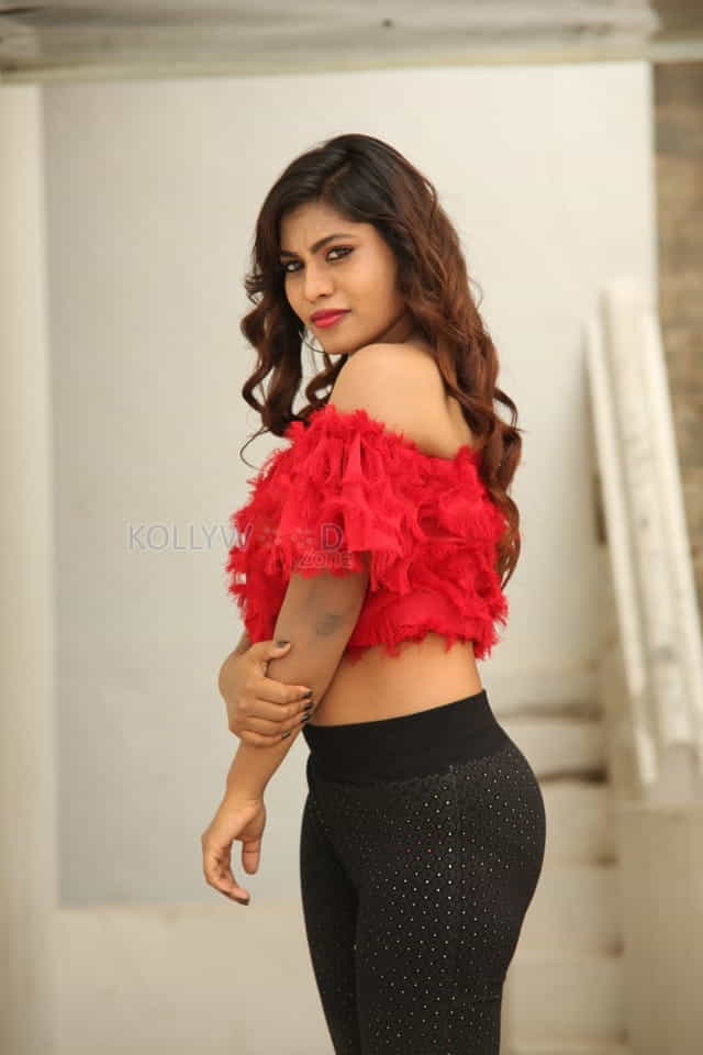 Actress Priya Augustin At Prema Easy Kadu Press Meet Photos 40