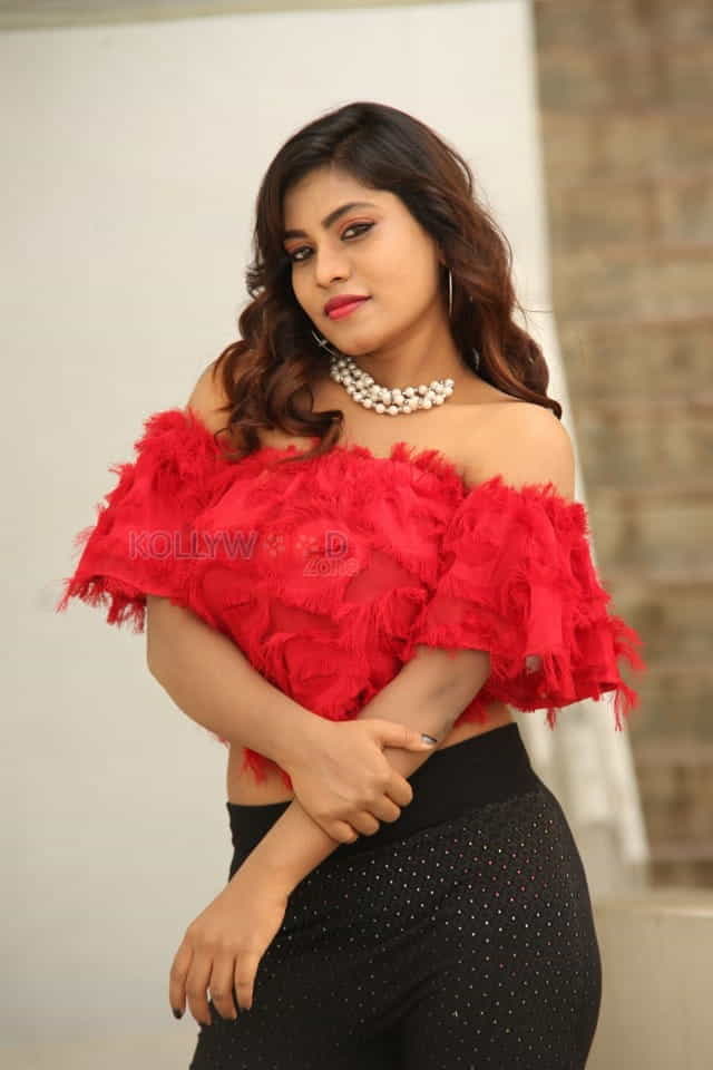 Actress Priya Augustin At Prema Easy Kadu Press Meet Photos 42