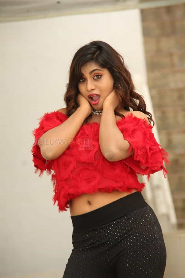 Actress Priya Augustin At Prema Easy Kadu Press Meet Photos 49