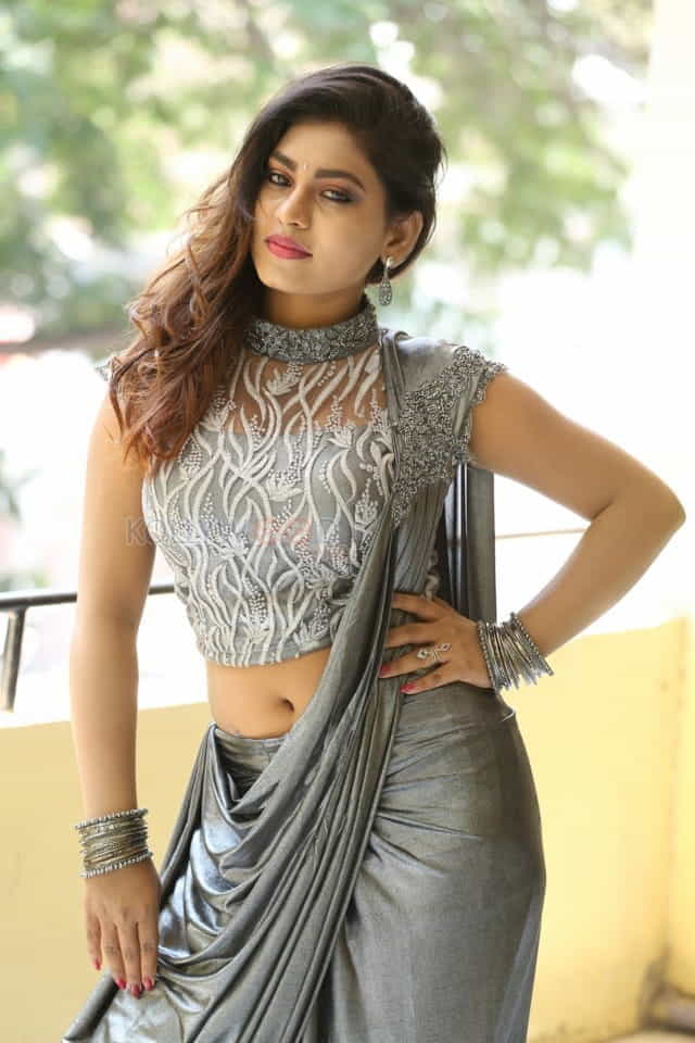 Actress Priya Augustin At Runam Movie Press Meet Stills 15