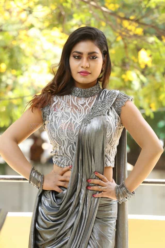 Actress Priya Augustin At Runam Movie Press Meet Stills 57