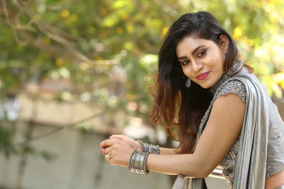Actress Priya Augustin At Runam Movie Press Meet Stills 59