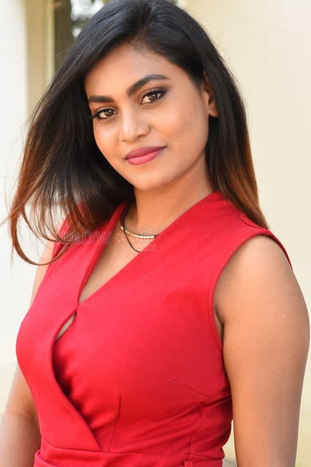 Actress Priyanka Augustin At Super Power Movie Trailer Launch Pictures 10