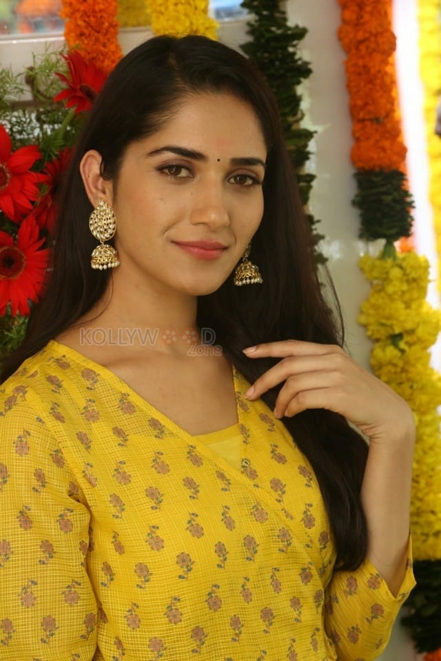 Actress Ruhani Sharma At Chi La Sow Movie Opening Photos 16