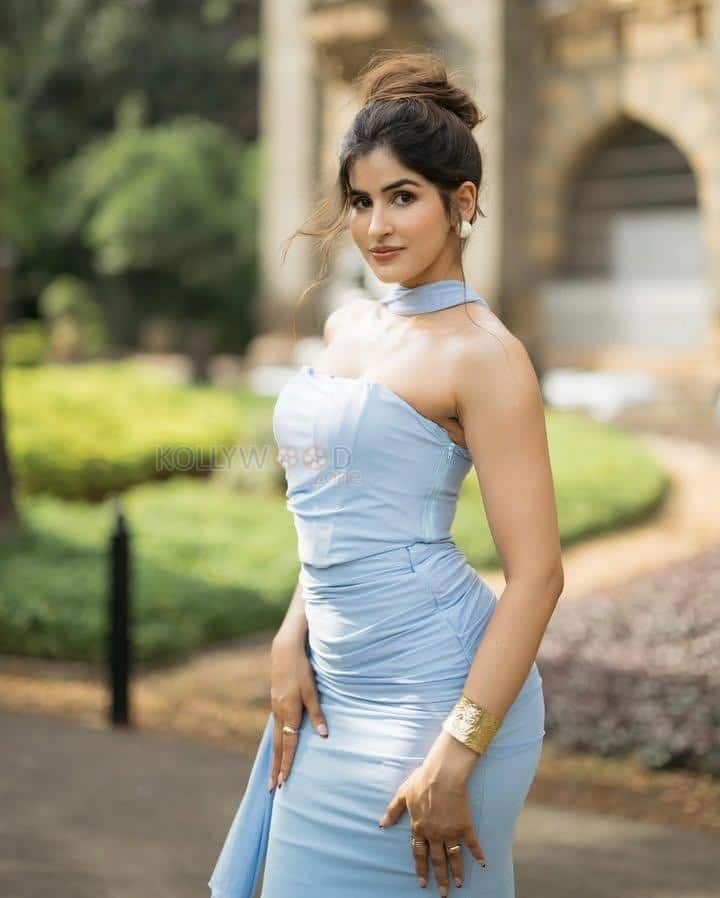 Beautiful Sakshi Malik in a Blue Outfit Pictures 04