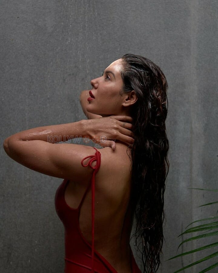 Saucy Sonam Bajwa Under the Shower Photos 05