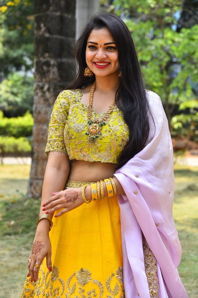 Actress Ashwini Sree at Miss Janaki Movie Launch Pictures 49