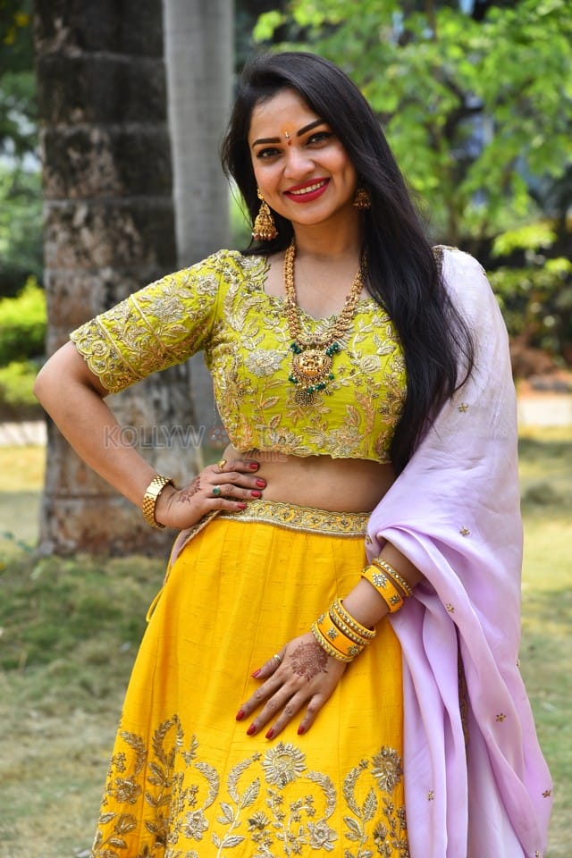 Actress Ashwini Sree at Miss Janaki Movie Launch Pictures 56