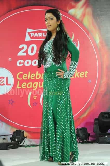 Actress Charmi Dance Performance At Ccl Photos 07