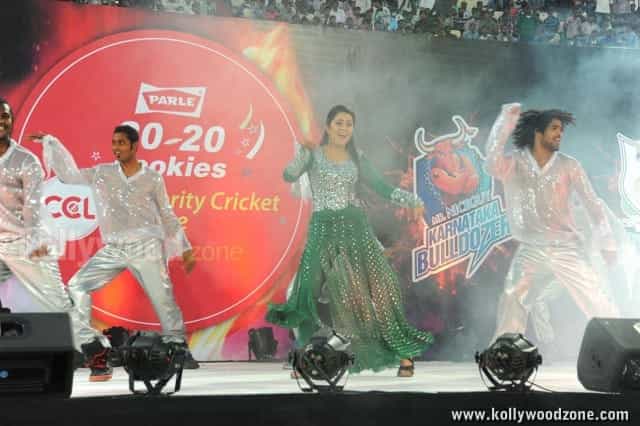 Actress Charmi Dance Performance At Ccl Photos 09