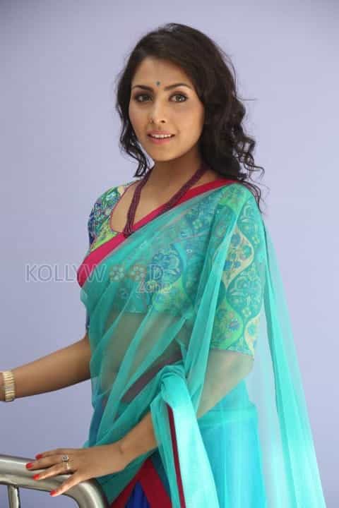 Beautiful Madhu Shalini In Saree Photos 03