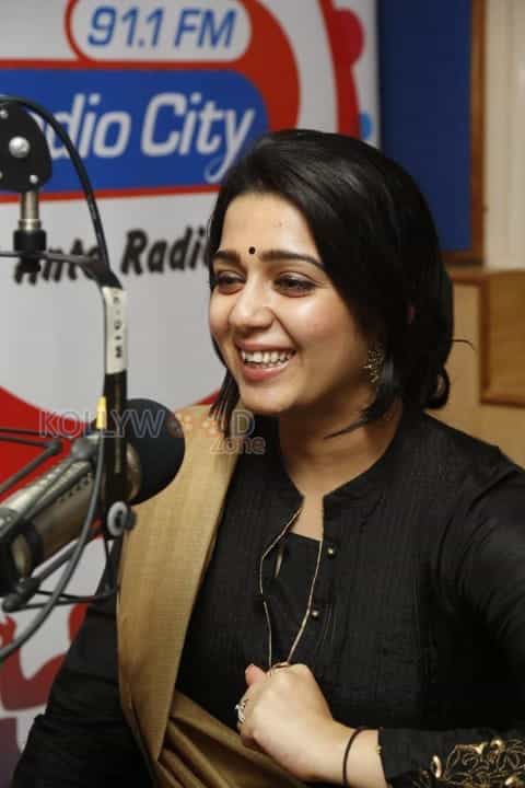 Telugu Actress Charmi At Radio City Photos 07