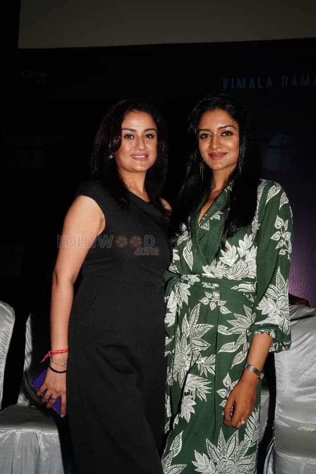 Vimala Raman and Sonia Agarwal at Grandma Trailer Launch 01