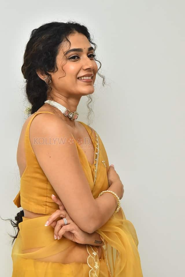Actress Aakanksha Singh at Shashtipoorthi Movie Interview Pictures 01