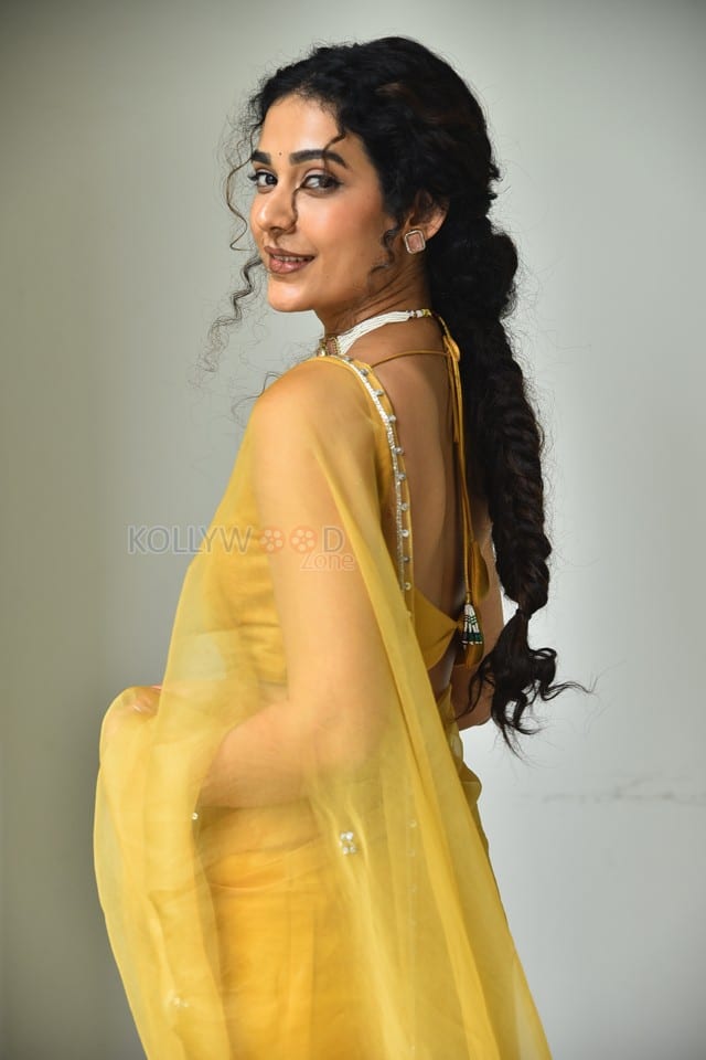 Actress Aakanksha Singh at Shashtipoorthi Movie Interview Pictures 10