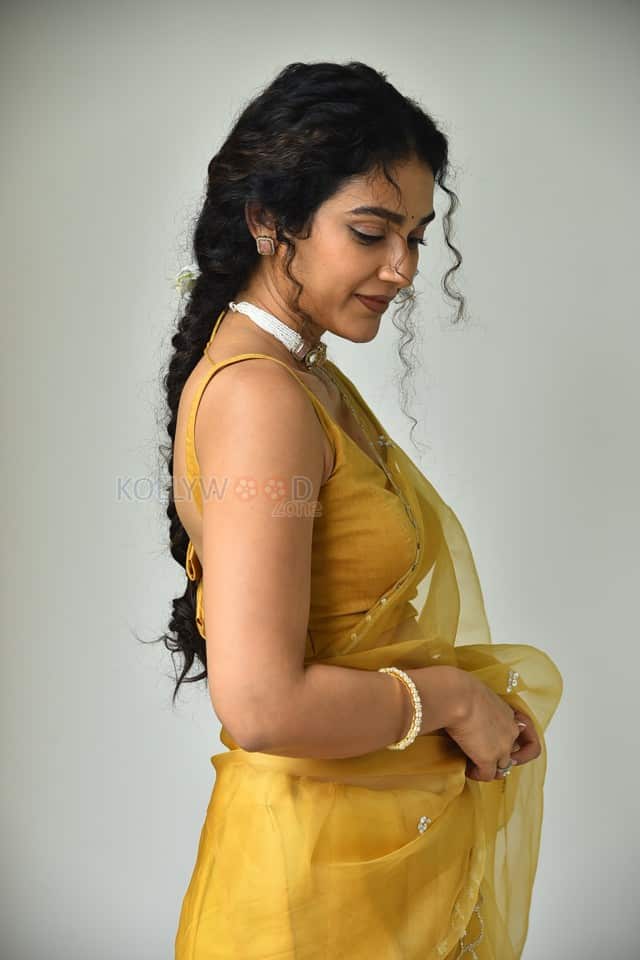 Actress Aakanksha Singh at Shashtipoorthi Movie Interview Pictures 12