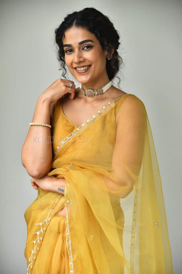 Actress Aakanksha Singh at Shashtipoorthi Movie Interview Pictures 13