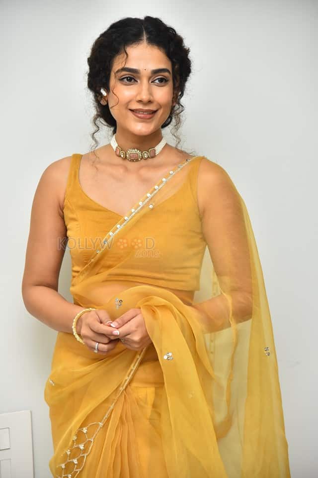 Actress Aakanksha Singh at Shashtipoorthi Movie Interview Pictures 41