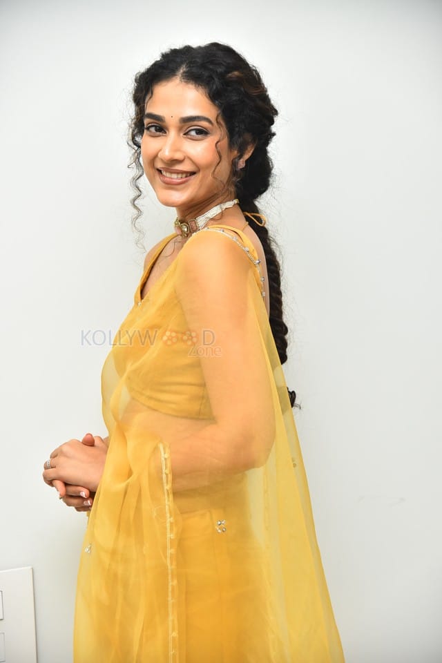 Actress Aakanksha Singh at Shashtipoorthi Movie Interview Pictures 46