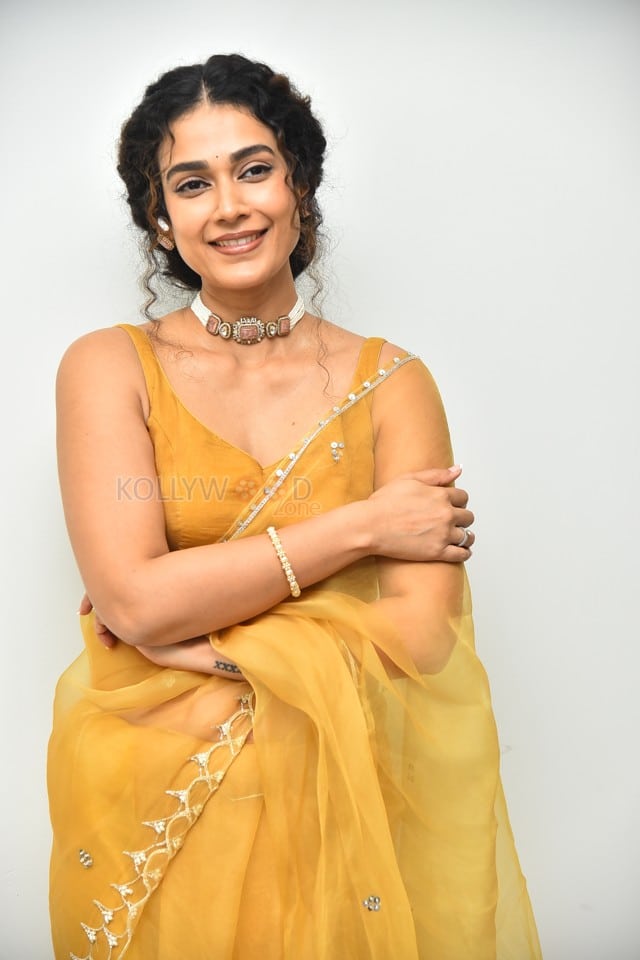 Actress Aakanksha Singh at Shashtipoorthi Movie Interview Pictures 47