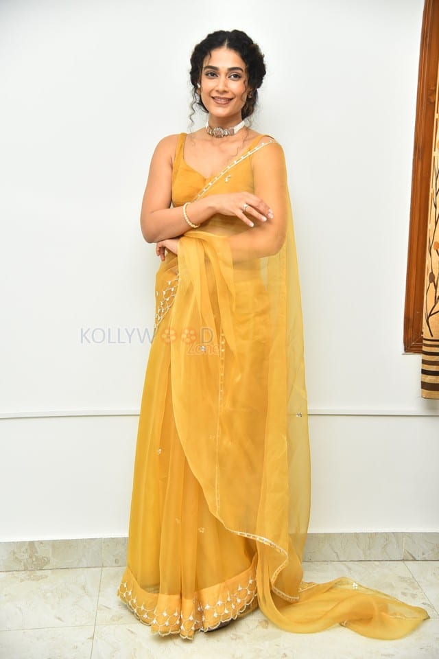 Actress Aakanksha Singh at Shashtipoorthi Movie Interview Pictures 48