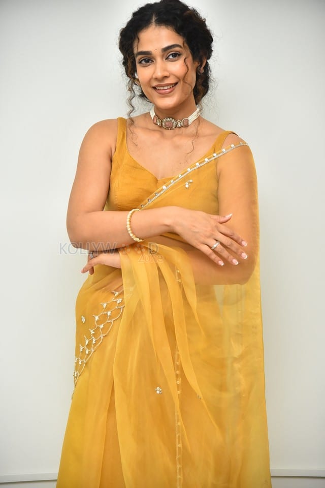 Actress Aakanksha Singh at Shashtipoorthi Movie Interview Pictures 49