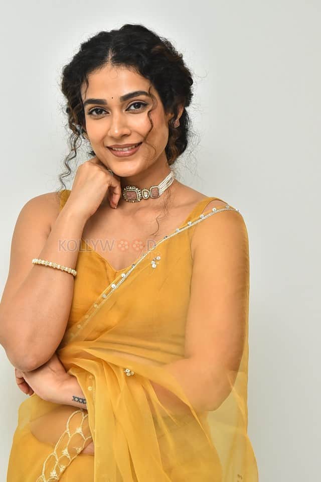 Actress Aakanksha Singh at Shashtipoorthi Movie Interview Pictures 58