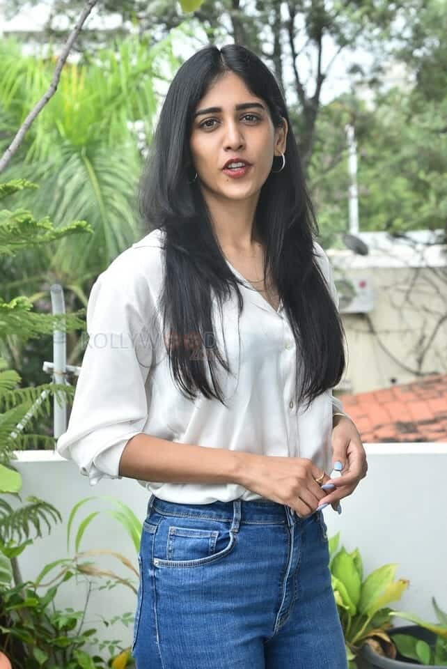 Actress Chandini Chowdary at Color Photo Movie National Award Press Meet Pictures 07
