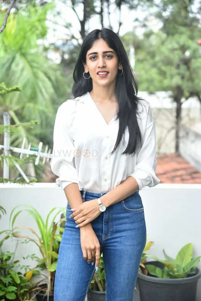 Actress Chandini Chowdary at Color Photo Movie National Award Press Meet Pictures 15