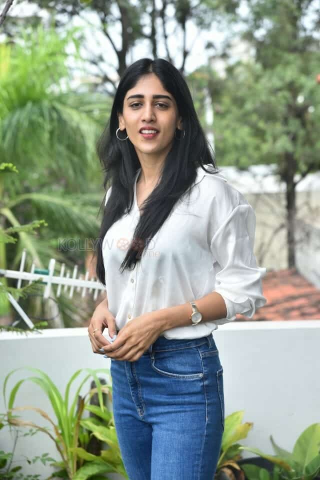 Actress Chandini Chowdary at Color Photo Movie National Award Press Meet Pictures 19