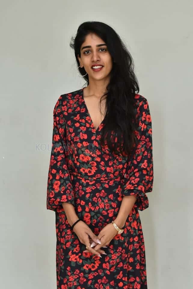 Actress Chandini Chowdary at Sammathame Movie Success Meet Pictures 14