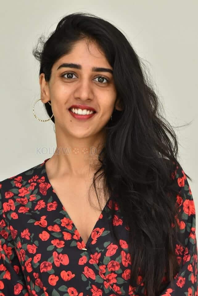 Actress Chandini Chowdary at Sammathame Movie Success Meet Pictures 24