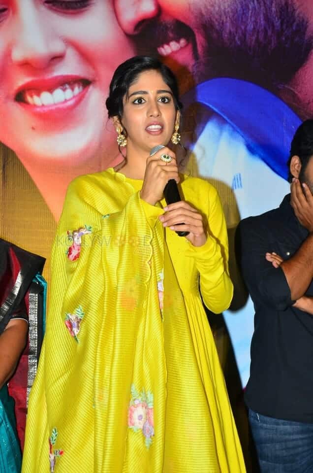 Actress Chandini Chowdary at Sammathame Movie Teaser Launch Pictures 02