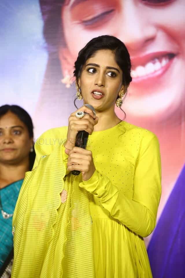 Actress Chandini Chowdary at Sammathame Movie Teaser Launch Pictures 05