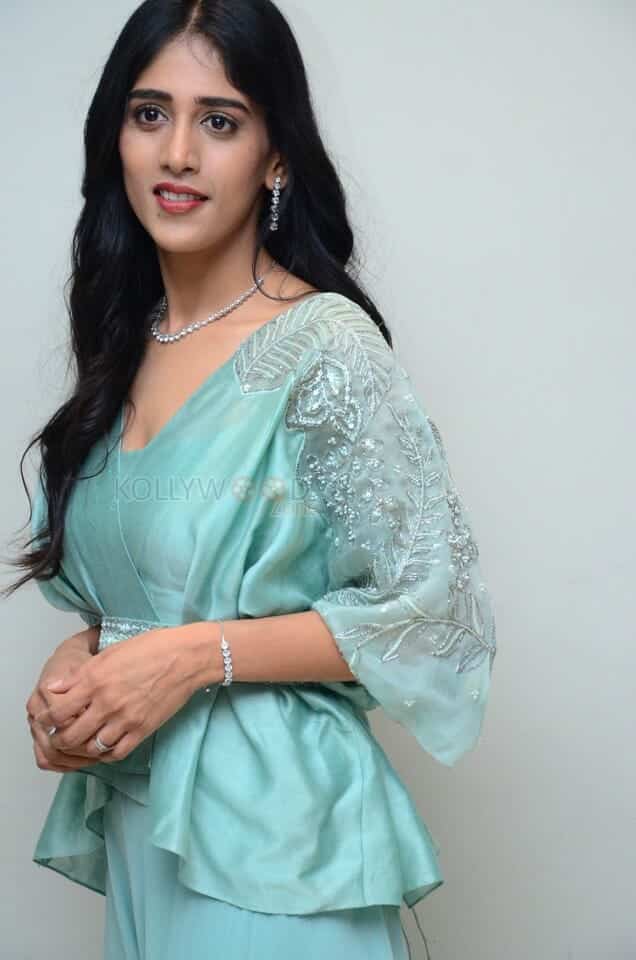 Actress Chandini Chowdary at Sammathame Movie Trailer Launch Pictures 06