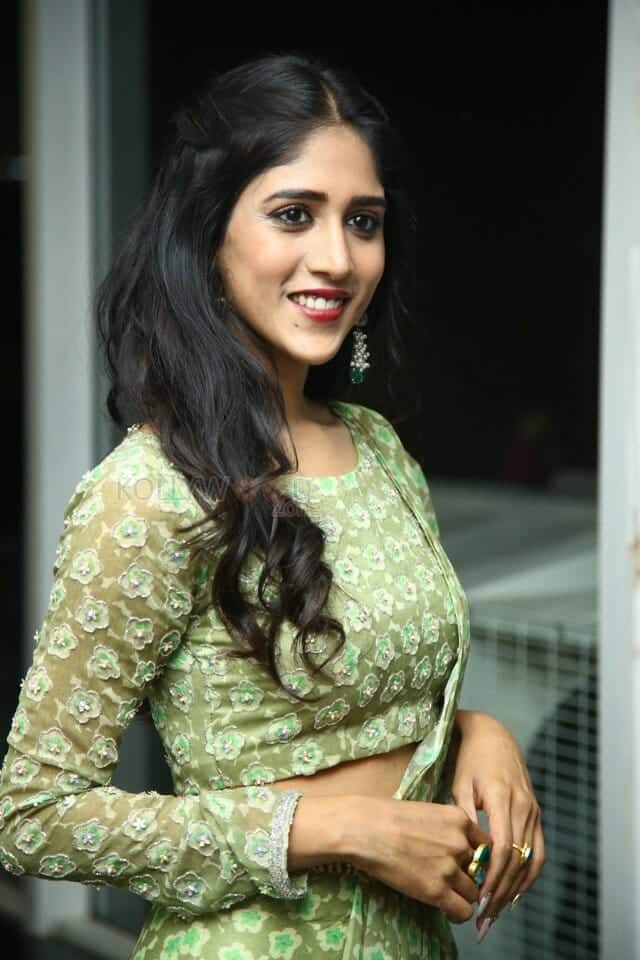 Actress Chandini Chowdary at Sammathame Movie Trailer Launch Pictures 08